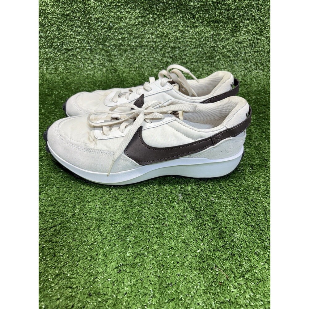 Nike Waffle Debut Womens Size 9.5 Cream White Baroque Brown Sneakers DH9523 107